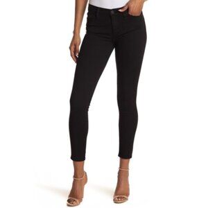 Hudson Natalie Midrise Super Skinny Ankle Jeans | Black | Size 25